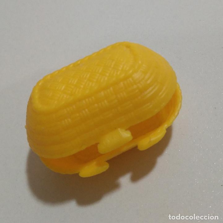 Figuras de Goma Kinder: kinder cesta de animales vacia cestita colores