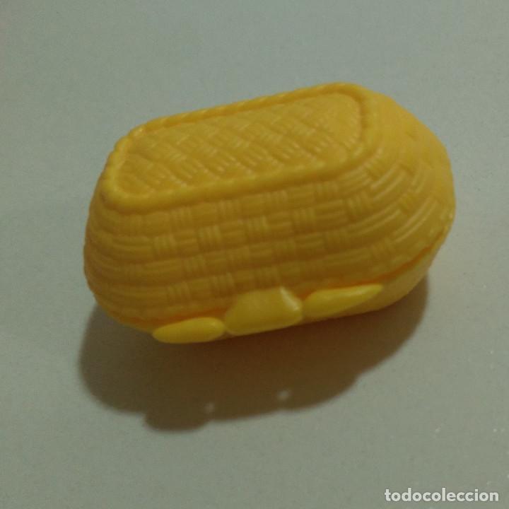 Figuras de Goma Kinder: kinder cesta de animales vacia cestita colores