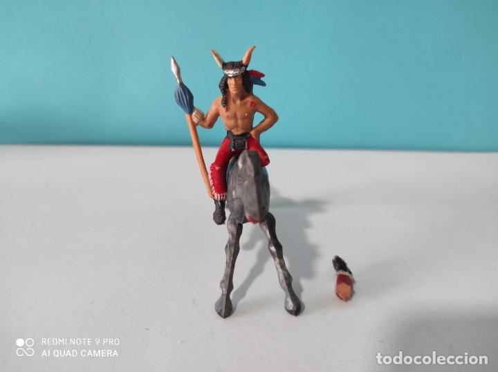 Figuras de goma y PVC: REAMSA INDIO A CABALLO - Foto 2