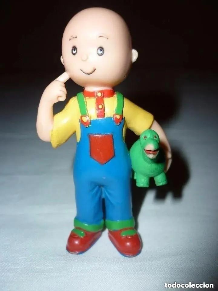 Figuras de goma y PVC: FIGURA CAILLOU CON DINOSAURIO - YOLANDA - Foto 1