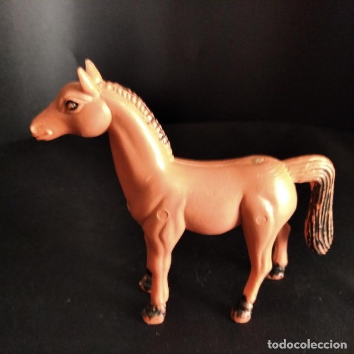 Figuras de goma y PVC: CABALLO ANTIGUO DE INDIOS Y VAQUEROS - - Foto 1