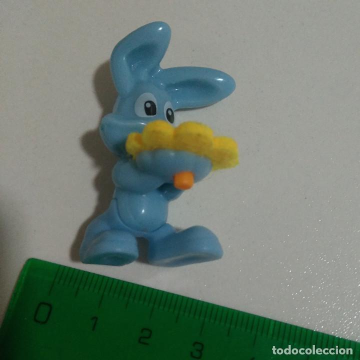 Figuras de Goma Kinder: pascua conejo rapero mu&ntilde;eco kinder flor terciopelo conejito bunny
