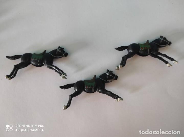 Figuras de goma y PVC: REAMSA LOTE DE 3 CABALLOS VAQUEROS - Foto 4