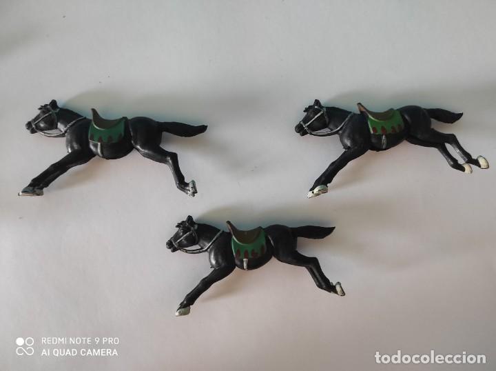 Figuras de goma y PVC: REAMSA LOTE DE 3 CABALLOS VAQUEROS - Foto 5