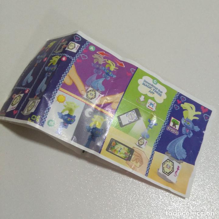 Figuras de Goma Kinder: kinder trolls dv 570 King Trolex bpz papel 2020
