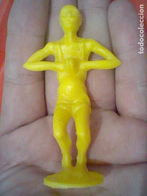 Figure di Gomma e PVC: BANISTA SALTADOR FIGURA PL&Aacute;STICO MONOCROMA VINTAGE ANTIGUA 8 CMS ALTO