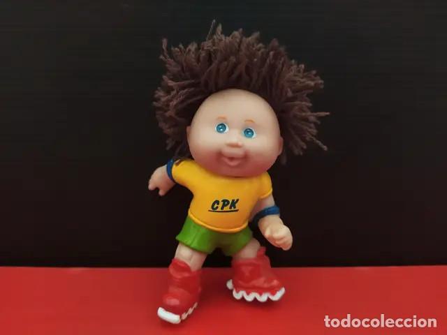 Figurines en Caoutchouc et PVC: Antigua figura de goma llavero de la mu&ntilde;eca mu&ntilde;eco repollo cabbage patch kids a&ntilde;os 90