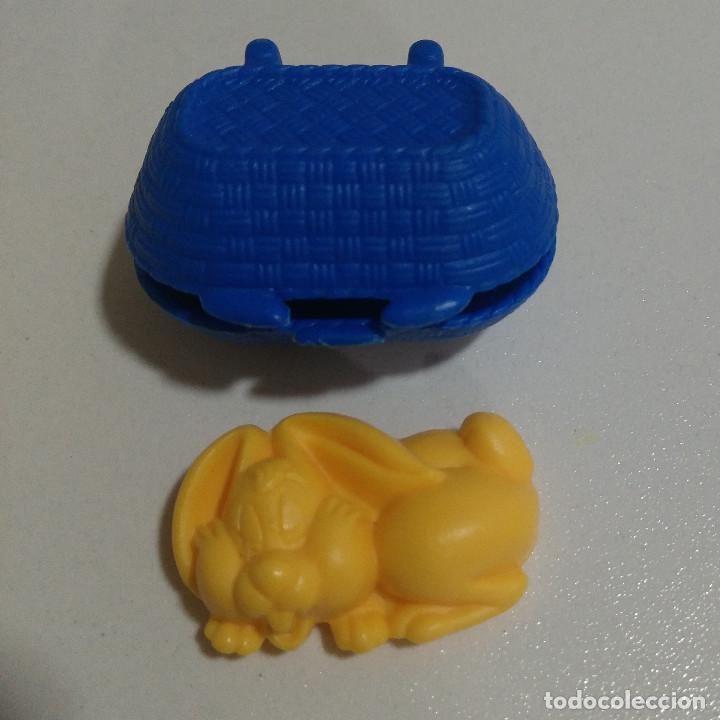 Figuras de Goma Kinder: kinder animal cesta animales animal conejo