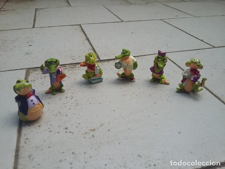Figuras de goma Kinder: 6 figuras cocodrilo kinder - Foto 1