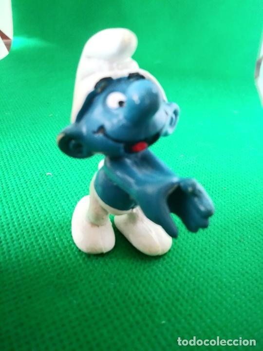 Figuras de goma y PVC: Pitufo peyo 1979 - Foto 1