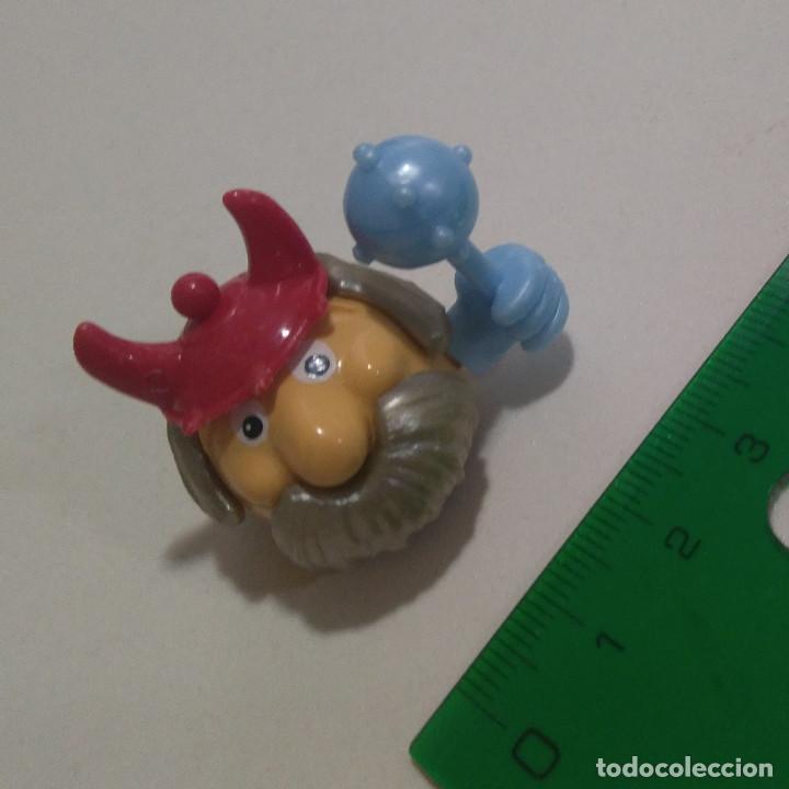 Kinder Figures: vikingo kinder ruedas cabezon mu&ntilde;eco figura edad media medieval