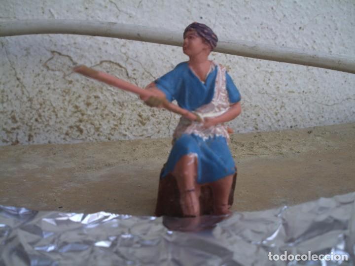Figuras de goma y PVC: pescador de pech - Foto 1