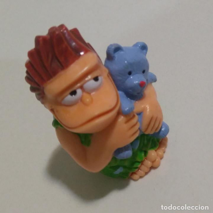 Figuras de Goma Kinder: kinder troglodita osito bear teddy prehistoria prehistorico monobloc mu&ntilde;eco figura