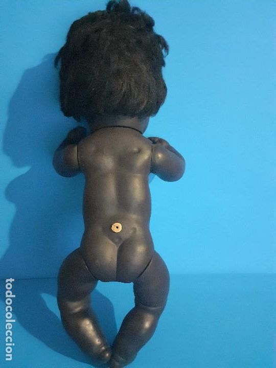 Figuras de goma y PVC: Mu&ntilde;eca Negra. Goma. - Foto 6