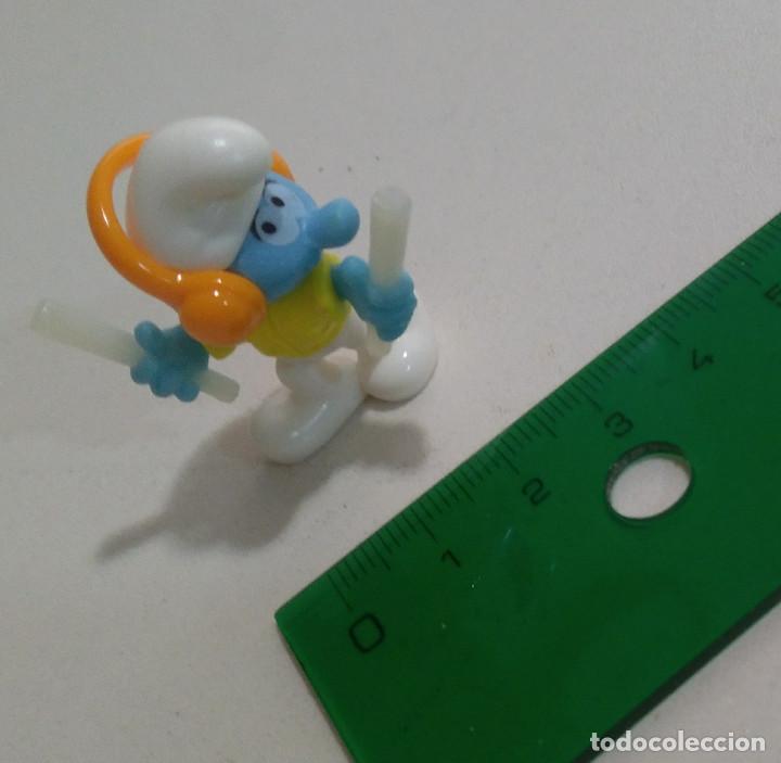 Figuras de Borracha e PVC: pitufo kinder smurfs city ciudad profesiones controlador aereo