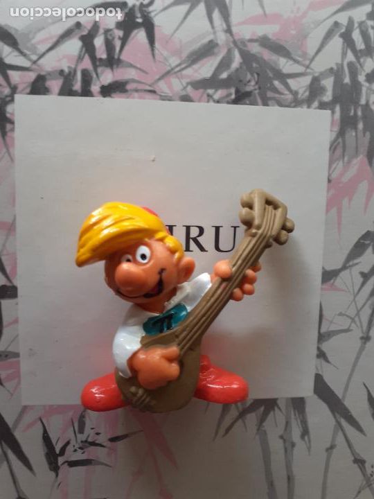 Figuras de Borracha e PVC: figura goma pvc los pitufos