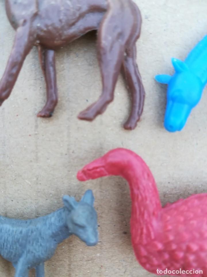 Figuras de Goma y PVC: FIGURAS DUNKIN ANIMALES GRANJA - Foto 5 - 215542862