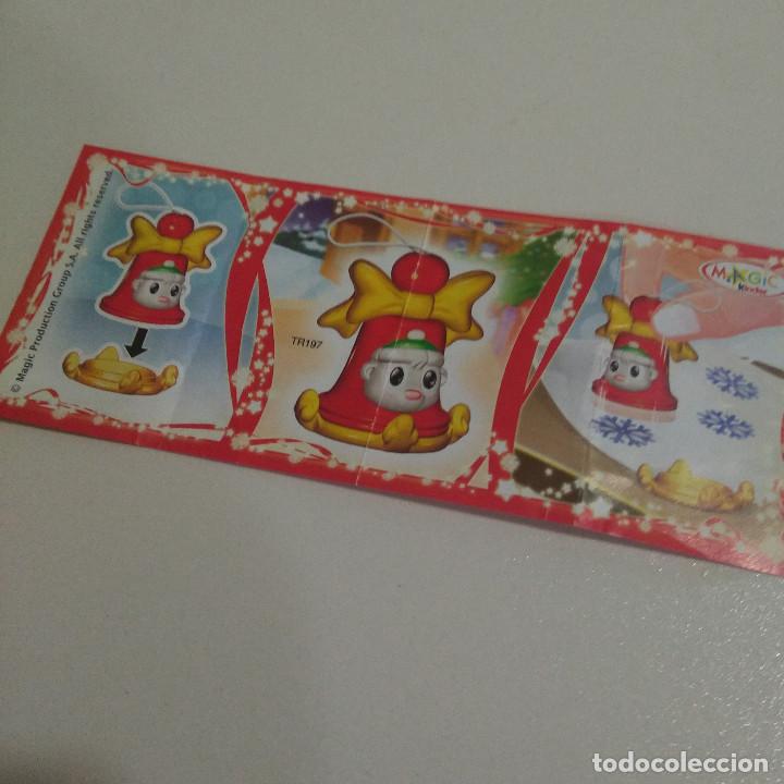 Kinder &Uuml;berraschung: kinder papel bpz de navidad campanita campana