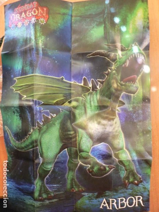 Figuras de goma y PVC: KOMBAT DRAGON 2012 CON POSTER ARBOR - Foto 2