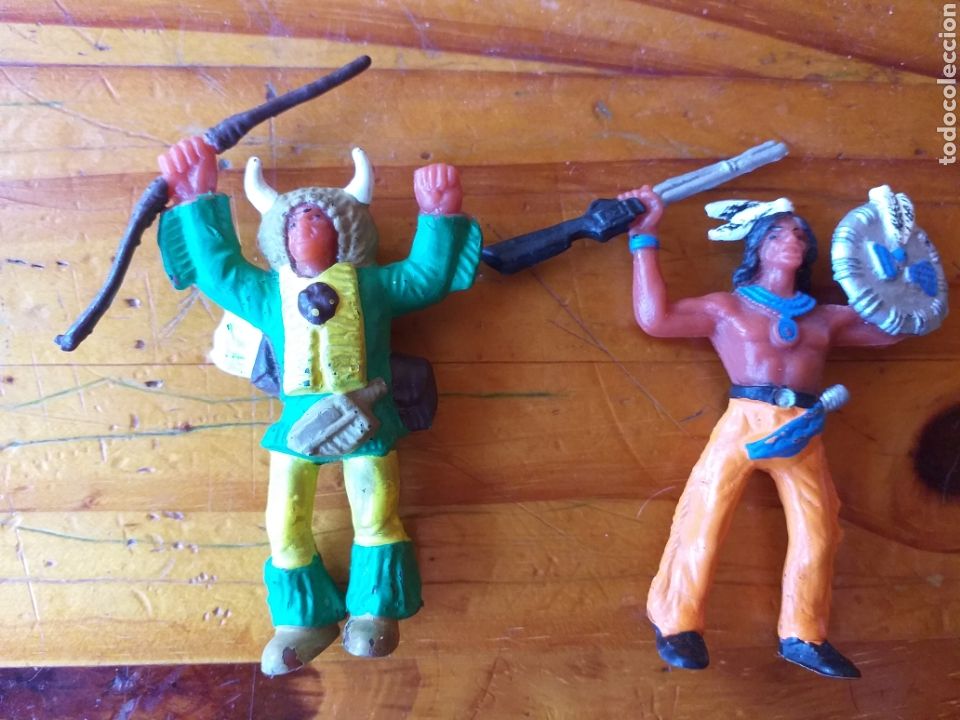 Figuras de goma y PVC: DOS INDIOS COMANSI - Foto 10