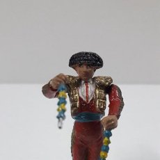 Figuras de Goma y PVC: BANDERILLERO . REALIZADO POR TEIXIDO . ORIGINAL AÑOS 50 EN GOMA. Lote 218532141