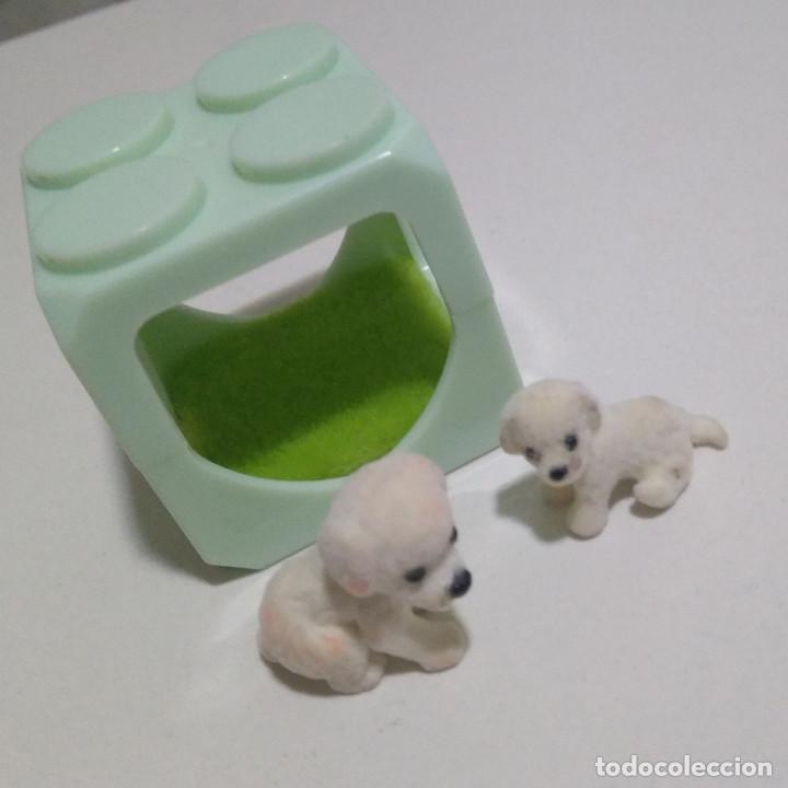 Gummi- und PVC-Figuren: perros mascotas perritos cachorro terciopelo figuras mu&ntilde;ecos pet Cubolotti Crystal Families