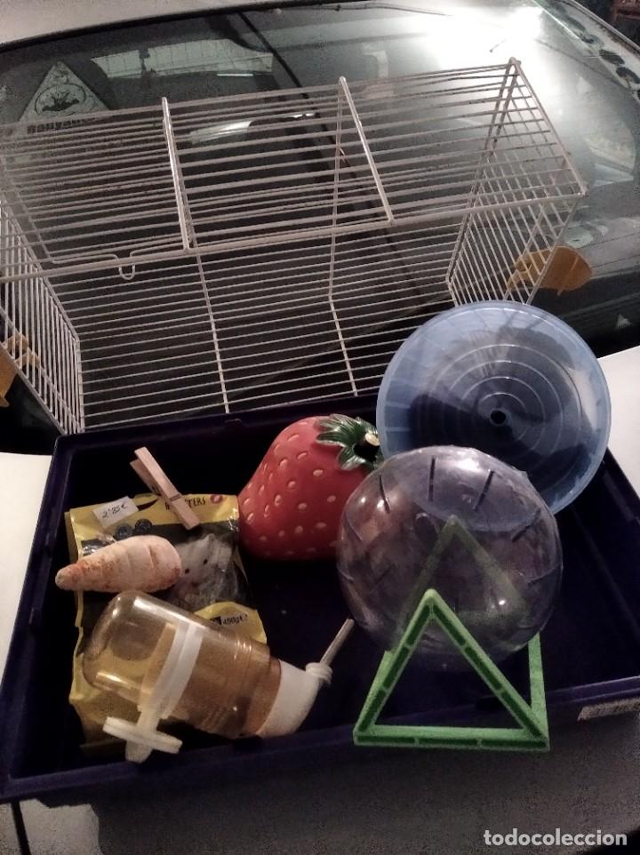 Figuras de goma y PVC: Jaula hamster comida casa - Foto 1