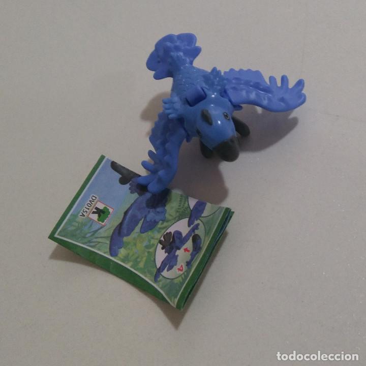 Figure di Gomma e PVC: kinder pajaro 2020 america natoons loro parrot bpz papelito papel animales