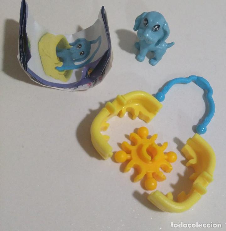 Figuras de Goma Kinder: kinder cuna perrito perro bpz papel mascota mini pet mu&ntilde;eco animal