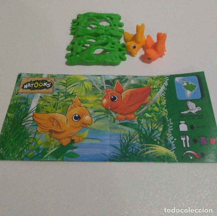 Figuras de Goma Kinder: kinder reedicion pajaros se animales aves bpz papel pajarillos diorama belen escena