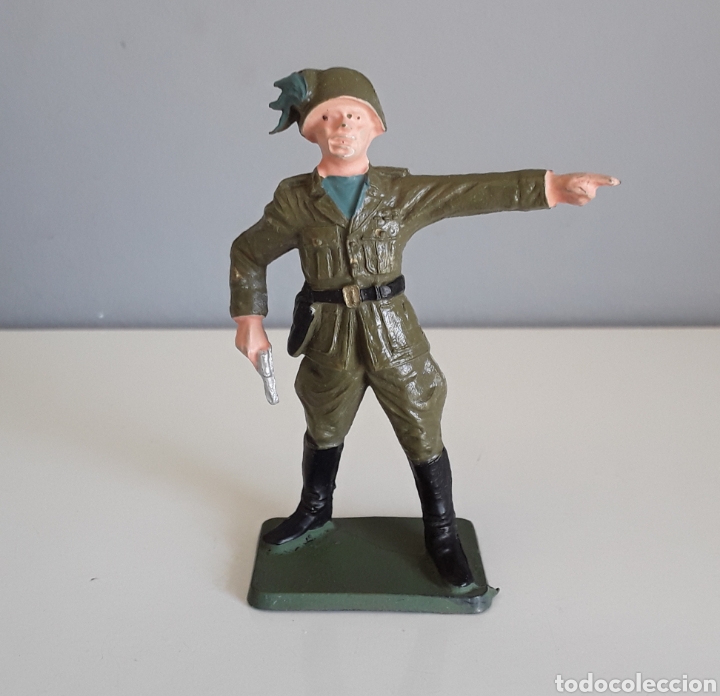 Figuras de Goma y PVC: Bersaglieri, soldados italianos, Starlux France, años 70, escala 6 cms. comp. Pech Jecsan - Foto 2 - 219914325