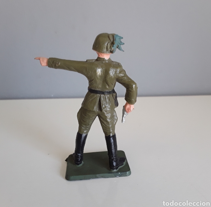 Figuras de Goma y PVC: Bersaglieri, soldados italianos, Starlux France, años 70, escala 6 cms. comp. Pech Jecsan - Foto 4 - 219914325