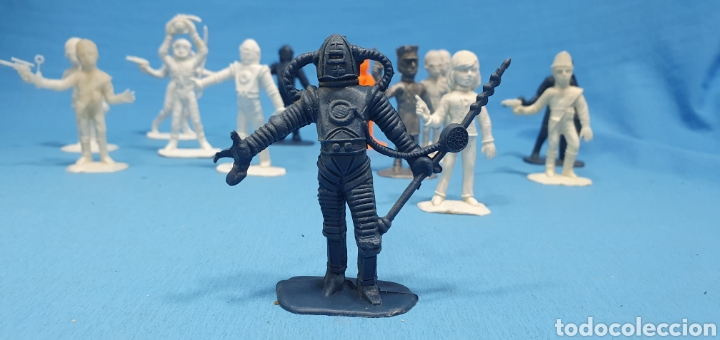 Figuras de goma y PVC: 18 FIGURAS DE THUNDERBIRDS - GUARDIANES DEL ESPACIO - COMANSI - Foto 7