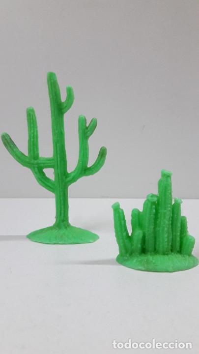 Figuras de goma y PVC: DOS CACTUS . PARA DECORADO - Foto 2
