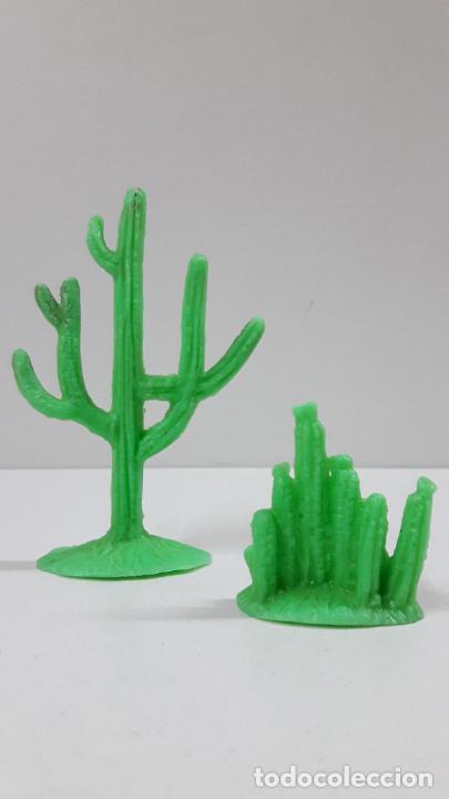 Figuras de goma y PVC: DOS CACTUS . PARA DECORADO - Foto 1