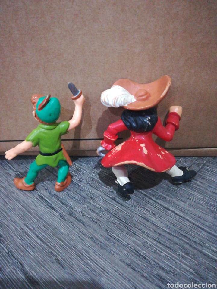 Figuras de goma y PVC: Peter pan y pirata bullyland Disney - Foto 2