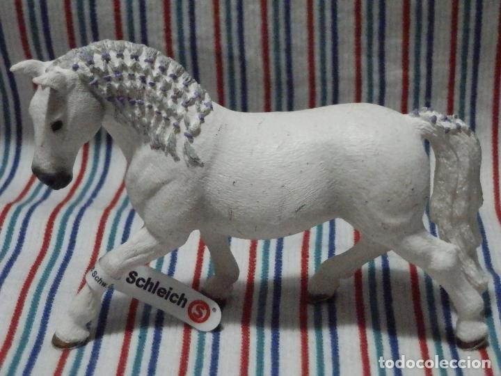 Figuras de goma y PVC: SCHLEICH YEGUA LIPIZANA , SIN ESTRENAR - Foto 1