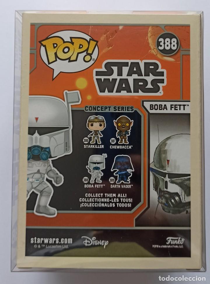 Figuras de Goma y PVC: Funko Pop! Boba Fett - Concept Series 388 - Star Wars Galactic Convention 2020 + Caja protectora - Foto 5 - 221769286
