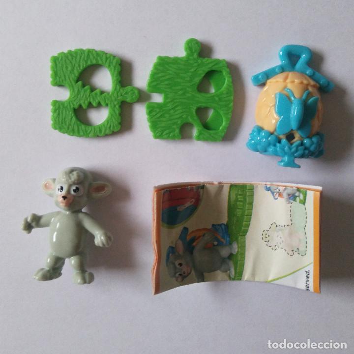 Figure di Gomma e PVC: kinder pascua 2020 dv mu&ntilde;eco puzzle edicion animales bosque borrego oveja sheep