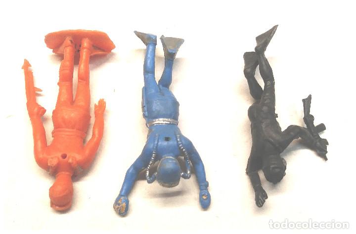 Figuras de goma y PVC: 3 Buceadores Buzos - Foto 2