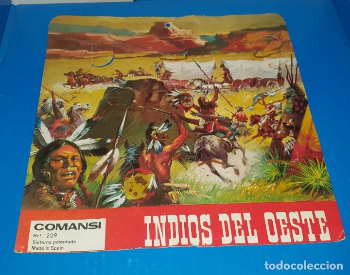 Figuras de goma y PVC: COMANSI REF 209 - INDIOS DEL OESTE - A&Ntilde;OS 60- tapa caja - Foto 1