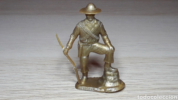 Figuras de Goma y PVC: Soldado Mejicano Mexican, Soldados Hist&oacute;ricos del Mundo, promoci&oacute;n premium Phoskitos, a&ntilde;os 80.