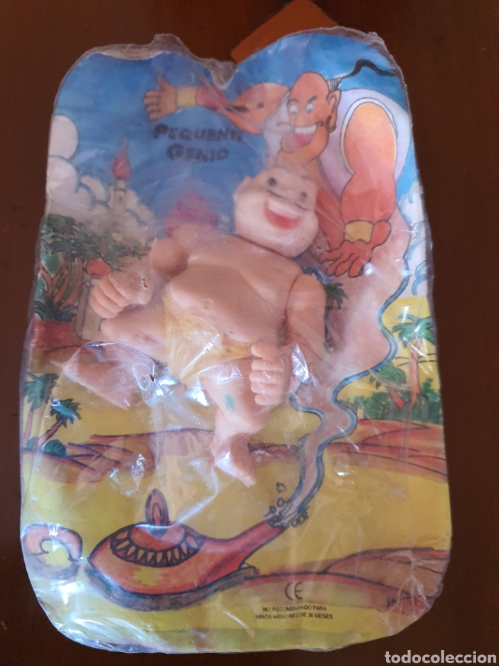 Figuras de goma y PVC: Antiguo blister de kiosko a&ntilde;os 90 genio...