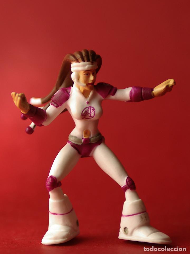 Figuras de Goma y PVC: Mini figura del Nuevo Equipo Actimel Danone 2010 Panini premium Nitass