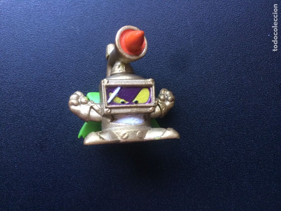 Figuras de Goma y PVC: Superzings serie 6 LORD TORCH n&ordm; 414 SUPER RARO DORADO