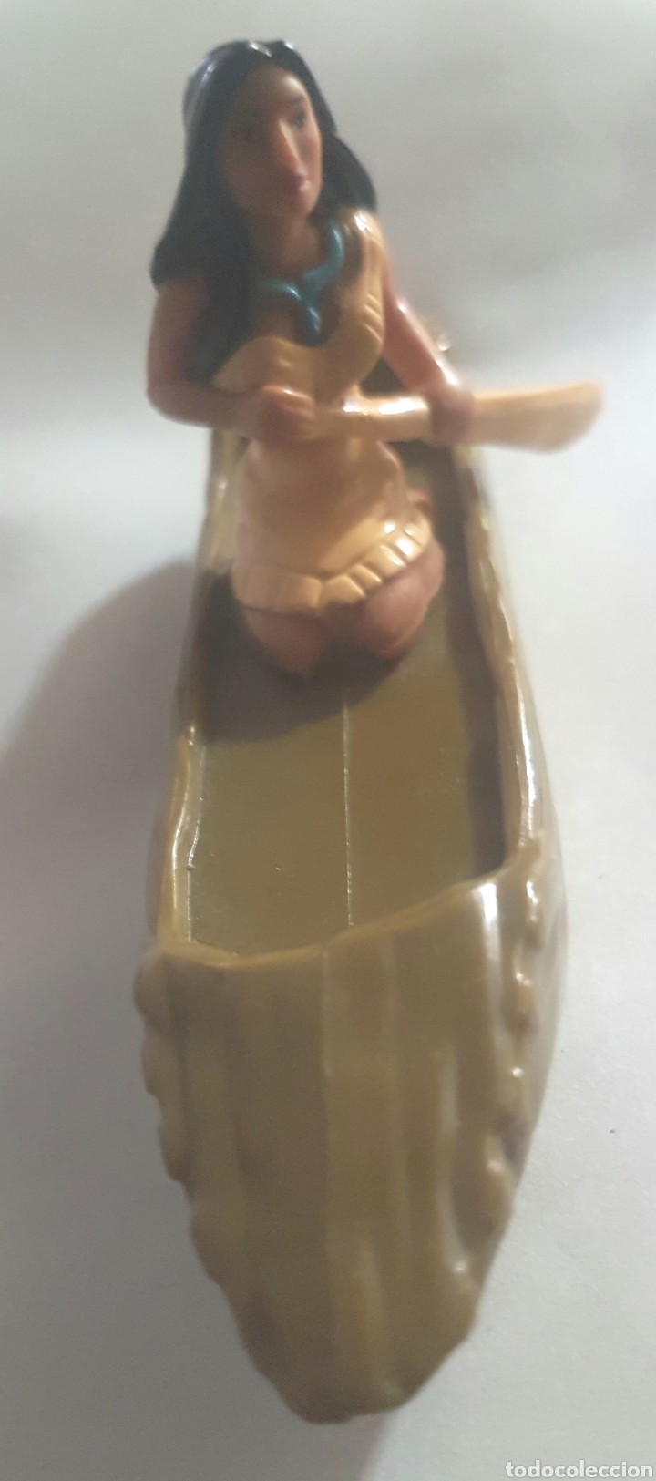 Figuras de goma y PVC: Princesa Pocahontas en canoa - Foto 3