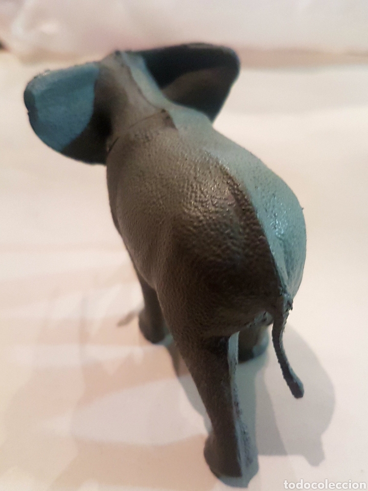 Figuras de goma y PVC: Elefante de pl&aacute;stico duro 6 cm alto - Foto 4