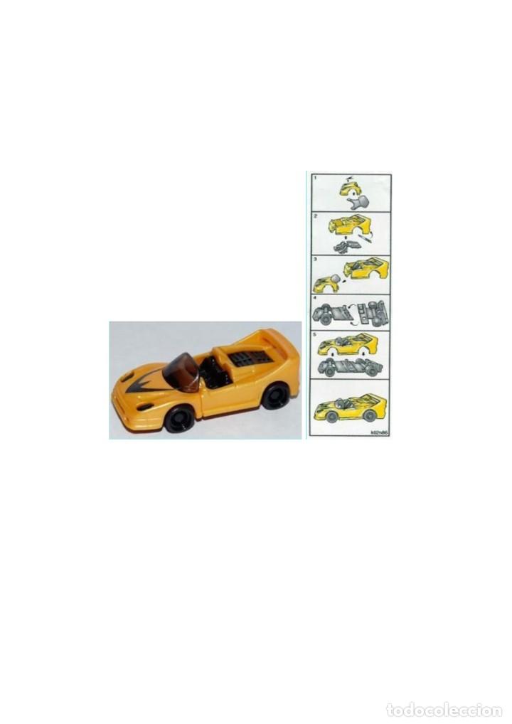 Figuras de Borracha e PVC: K02 N&ordm; 86 Coche amarillo + BPZ
