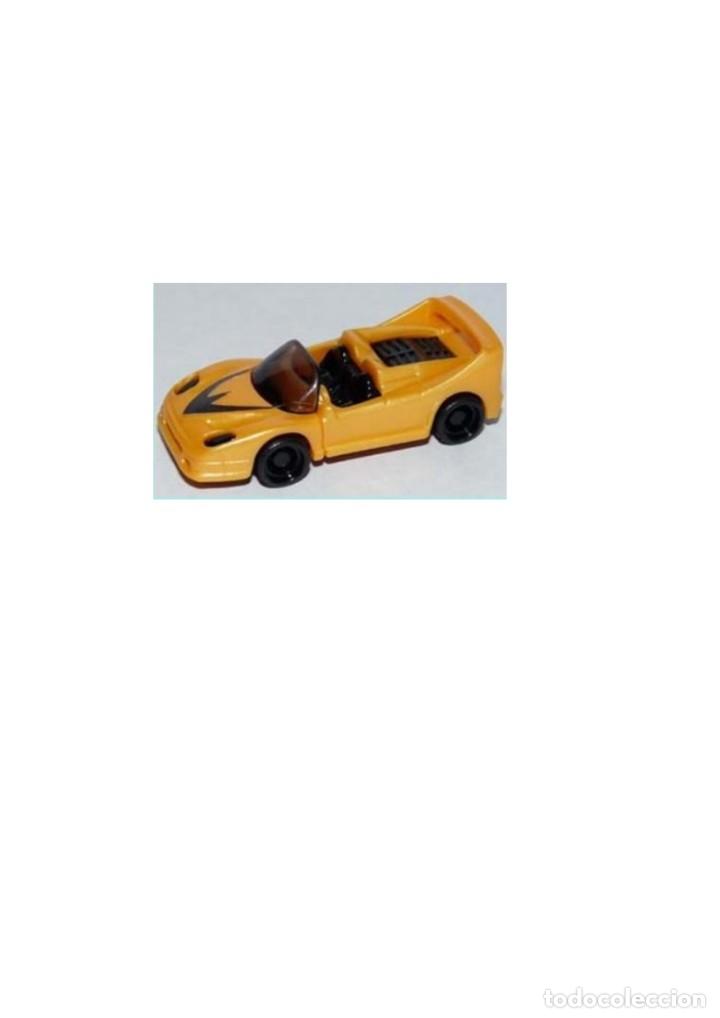 Figuras de Borracha e PVC: K02 N&ordm; 86 Coche amarillo
