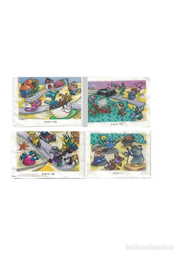 Figuras de Borracha e PVC: 4 Puzzles K02: 105, 107, 109 y 112 + 4 BPZ